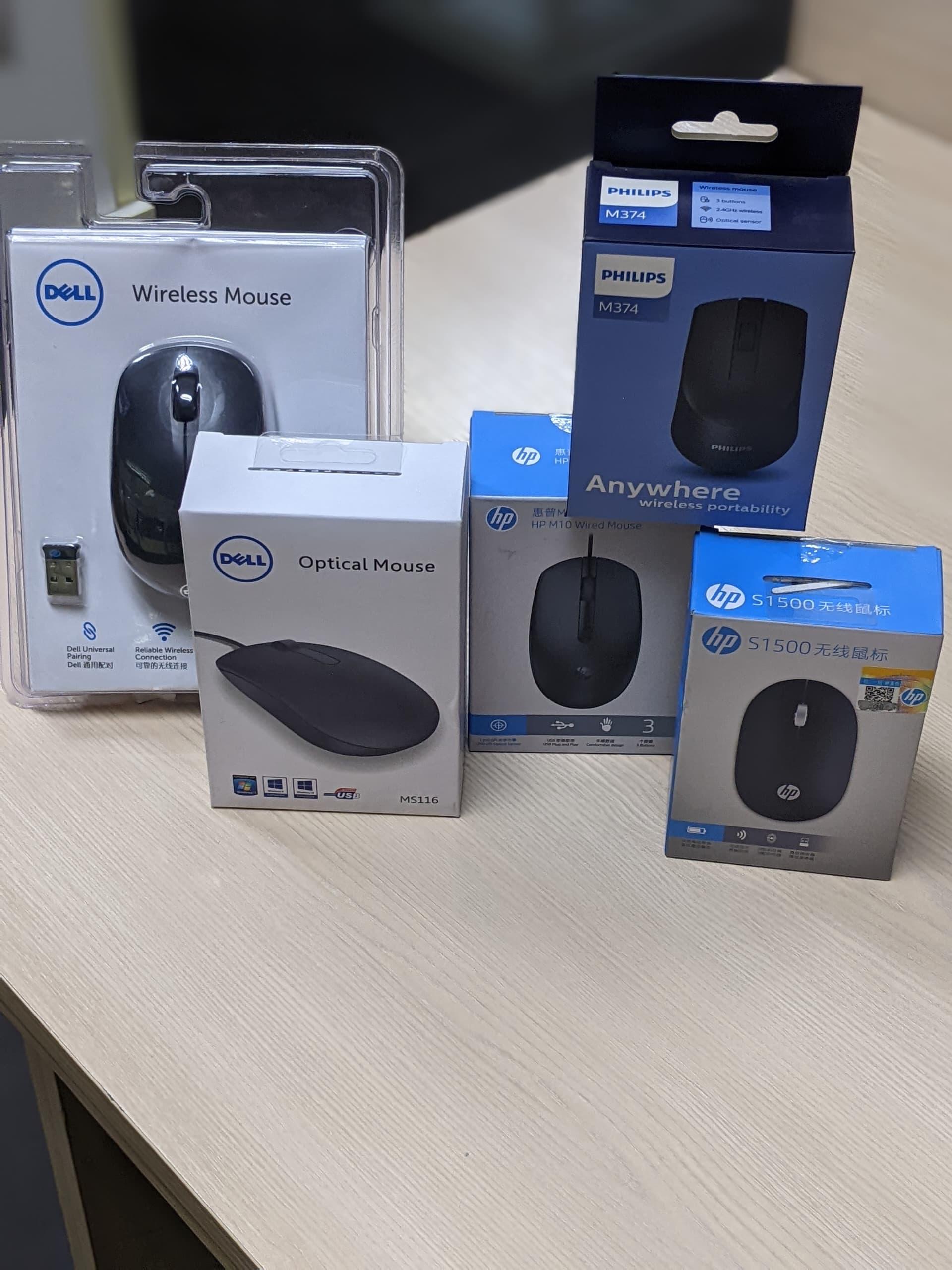 Keyboards and mice